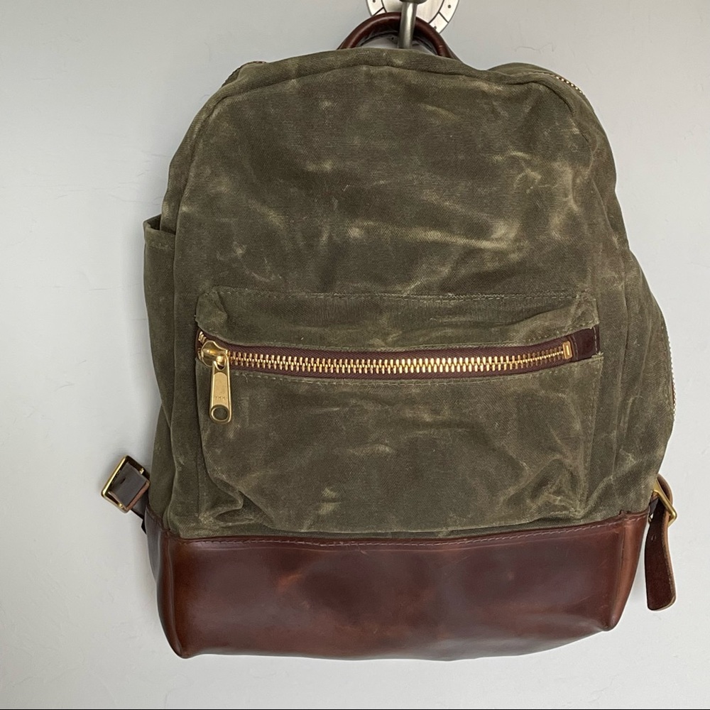 Discontinued, unused, Gustin, Horween leather backpack